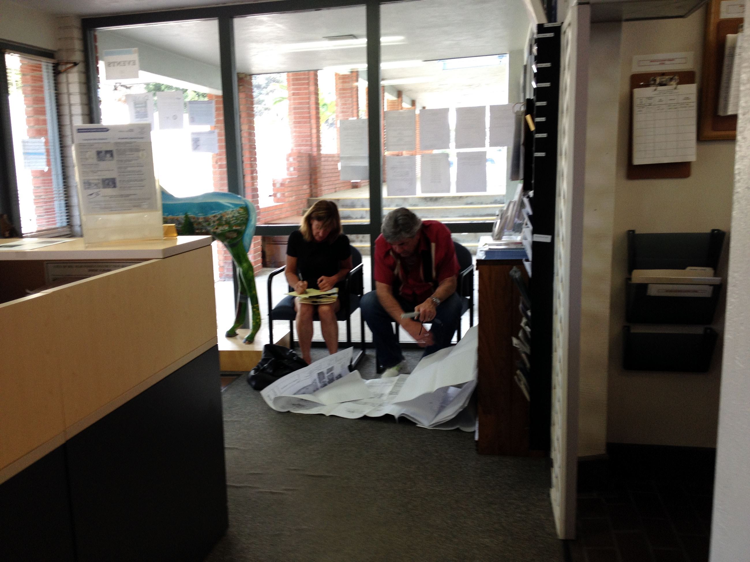 Workers in City Hall