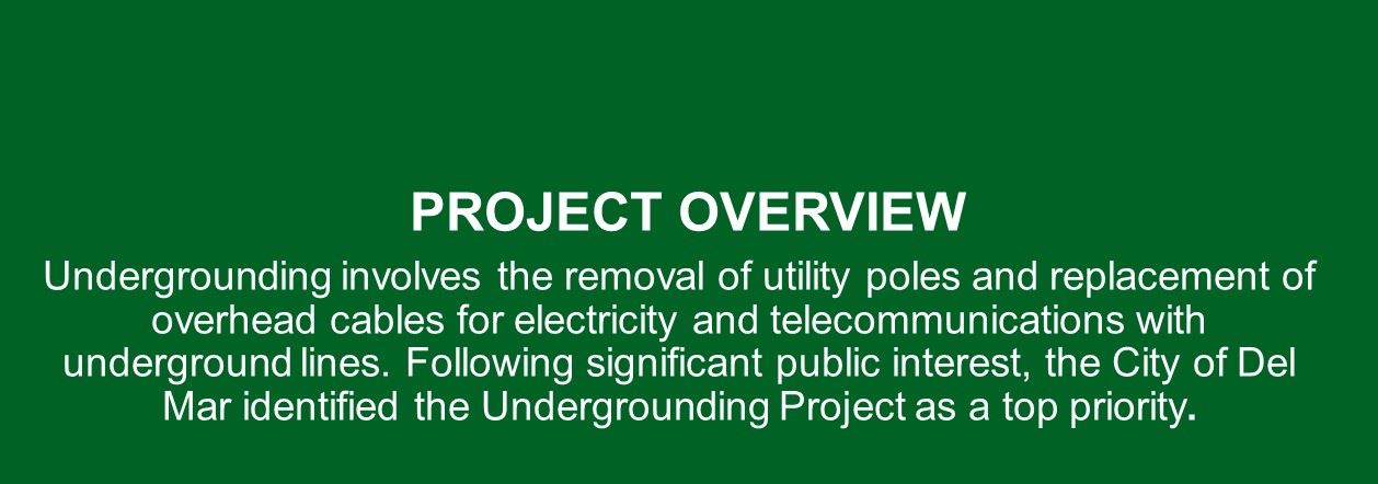 Read background information on the Utility Undergrounding Project