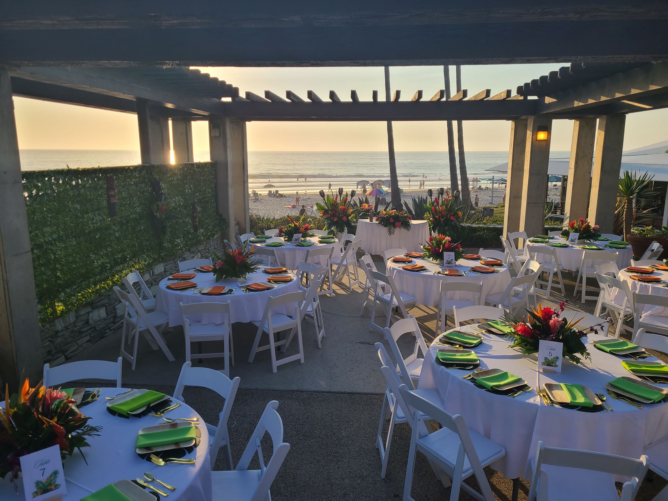 Sunset Dining Outside