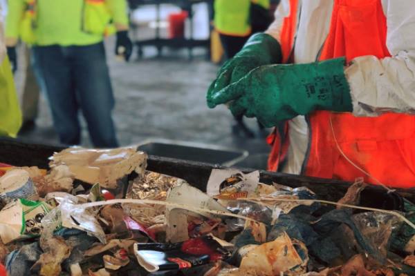Solid Waste at Transfer Facility